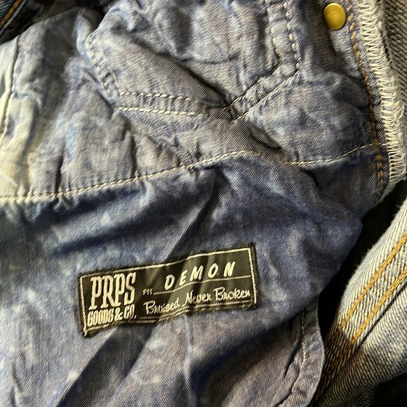 🔥🔥PRPS MEN JEANS Denim distresses with patch Size: 36 🔥🔥 - Picture 9 of 9